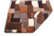 Wolldecke, Schurwolle Decke, Tagesdecke, Wollplaid Patchwork, 100% Merinowolle Größe: 200x200