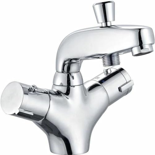 Rousseau 4053970 Volga 2 Mtro - Monomando para bañera/ducha, cromado, termostático