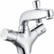 Edouard Rousseau - Mitigeur Thermostatique Bain-Douche Volga 2 - Remplissage Rapide, Sécurité Anti-Brûlure, Bouton Éco-Stop - 168 (Hauteur) x 134 (Saillie) mm - Chromé