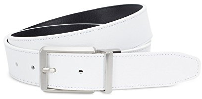 Nike Men's Core Reversible Belt, White/Black, 34