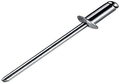 Topex 43e505–50 Stück Aluminium Nieten 4,8 x 18 mm)