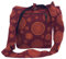GURU SHOP Sadhu Bag, Goa Tasche, Schulterbeutel - Rot, Unisex - Erwachsene, Baumwolle, 35x35x25 cm