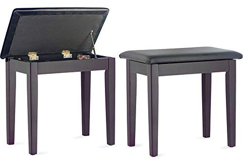 Stagg pbf23 RWM SBK Klavierbank mit Speicher-fach – Palisander
