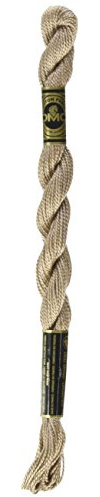 DMC 115 5-841 Pearl Cotton Thread, Light Beige Brown, Size 5