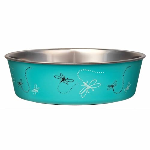 LOVING PETS Bella Bowl Designer & Expressions Hundenapf, groß, Libelle, Türkis