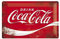 Nostalgic-Art Retro Blechschild, 20 x 30 cm, Coca-Cola – Logo Red Wave – Geschenk-Idee für Coke-Fans, Original Lizenzprodukt (OLP), aus Metall, Vintage Design, Blechschilder Sprüche