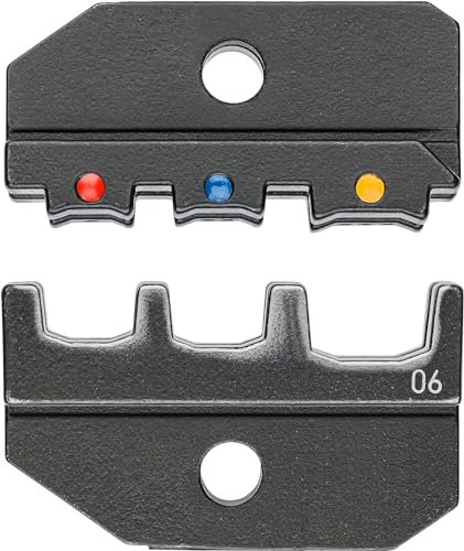 KNIPEX Crimpeinsatz für isolierte Kabelschuhe + Steckverbinder, 97 49 06