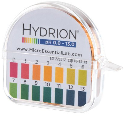 Hydrion Ph Paper (93) with Dispenser and Color Chart - Full Range Insta Chek ph- 0-13
