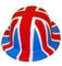 Union Jack Plastik Melone Hut