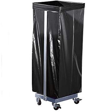 Abfallsacksammler - für 1 x 120-l-Sack, fahrbar - HxBxT 985 x 370 x 330 mm