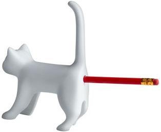 Bleistiftanspitzer - Katze - weiß - mit Sound