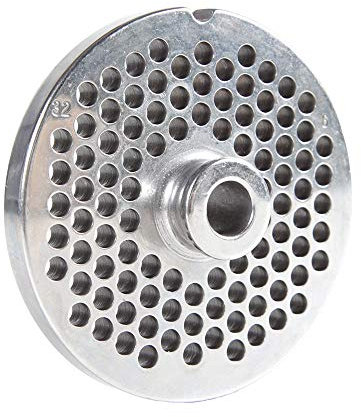 REBER PIASTRA TRAFILA PIASTRA TC. 32 D. 6 ACCIAIO TEMPERATO NON INOX per tritacarne elettrico n.32 diametro fori:6 millimetri