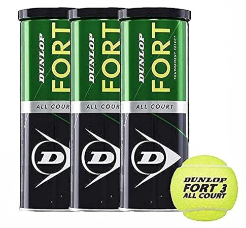 DUNLOP Fort All Court Tripack 9 Bälle (3x3)