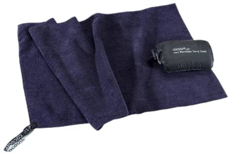 Cocoon Reisehandtuch Terry Towel Light - Microfiber - M - Dolphin Blue
