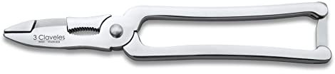 3 Claveles - 3Claveles 588 - Corta mariscos profesional, inox, 17 cm