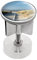 Waschbeckenstöpsel Design Dünenblick | Abfluss-Stopfen aus Metall | Excenterstopfen | Abflussstöpsel | 38 – 40 mm | Stöpsel