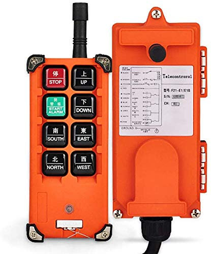 MXBAOHENG Drahtlose Kransteuerung 220V Fernbedienung kran Funk F21-E1B Industrie kransteuerung für Winden, Ankerwinden, Kräne