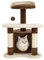 lionto Árbol rascador para Gatos Altura 65 cm, Marrón/Beige