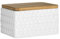 Premier Housewares Tri Butter Dish - White