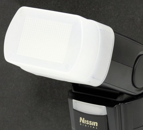 Impulsfoto Diffusor Weichmacher Bouncer Softbox kompatibel für Nissin Speedlite Di866, Di 866 Canon und Nikon