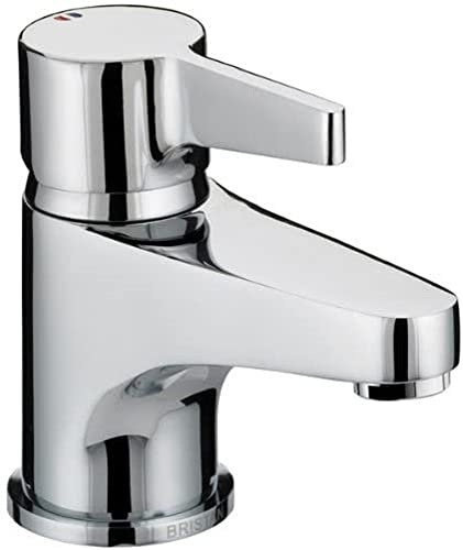 Bristan Design Utility Bathroom Taps, Chrome Basin Mixer tap | DUL BAS C, Modern design, Includes clicker waste, Bathroom sink taps, Matching bath taps available, Lifetime Cover