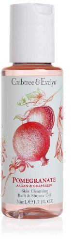 Crabtree & Evelyn Pomegranate, Argan and Grapeseed Skin Cleansing Bath & Shower Gel 50ml