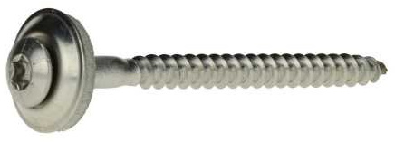 Reidl Spenglerschrauben mit Dichtscheibe 15 mm Torx 5 x 180 mm Art. 9087 A2 100 Stück