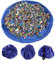 VStoy Play & Storage mat - Quickly swoops into a shoulder bag - Ideal for Lego, Duplo & other children's toys for faster cleanup! Atlantic Blue (Large- 150CM) (Pink) (Blue)
