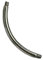 eeddoo Piercing Banane Ohne Kugeln Silber Titan 1,2 mm - 10 mm