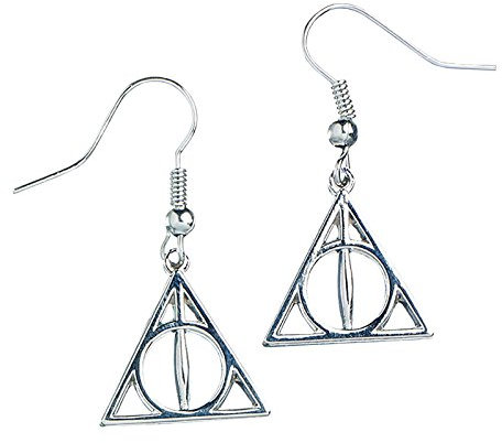 Harry Potter Deathly Hallows Ohrringe 1,5x1,7cm Sterling Silber