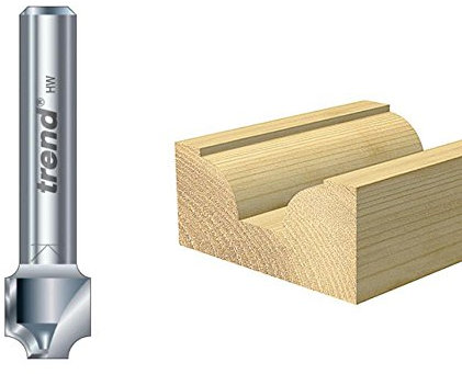 Trend 7/01 X 1/4 Tungsten Carbide Ovolo Cutter