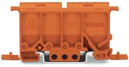WAGO 222-500 Befestigungsadapter 2-5 pol orange