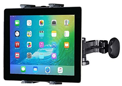 iGRIP T5-3790 Universal Tablet & E-Book Reader Kopfstützen Befestigung mit flexibel einstellbarem Blickwinkel (z. B. Apple, Samsung, Asus, uvm.) [ Made in Germany I 360 Grad drehbar I vibrationsfrei]