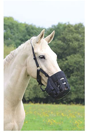 Shires Comfort Grazing Muzzle - Black - Full