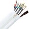 Fisual Zip Cable Tidy Wrap (50mm Dia 1m Length, White)