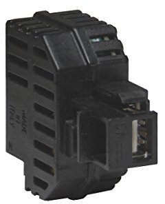 Fanton S.P.A. Fanton 82885 Netzteil 1 USB 1.2A Inc.Keystone, Schwarz