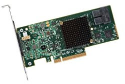 LSI LSI00407 MegaRAID SAS Kontroller (12Gbps SAS, 8X PCI-e 3.0, RAID 0/1/5/10/50/JBOD) grün