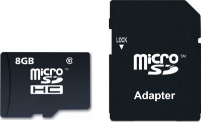 Carte Micro SD ESSENTIELB 8Go micro SDHC Loisirs