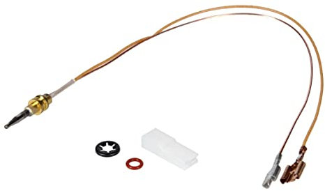 Thermoelement Original DOMETIC 407144377 350mm mit eckigem Stecker auch für CRAMER Gaskochmulde Einbaukocher Gasherd EK2000 CE99DF CE06 CE99-DF DF VF CE99 K-804X436-DF CE08 MOKOMBI860 Mini uvm