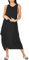 Re Tech UK Womens Sleeveless Baggy Loose Racer Dress Lagenlook Tulip Round Neck Dresses for Women UK Ladies Summer Maxi Dress Beach Parachute Dress Ladies Dresses Black 16-18