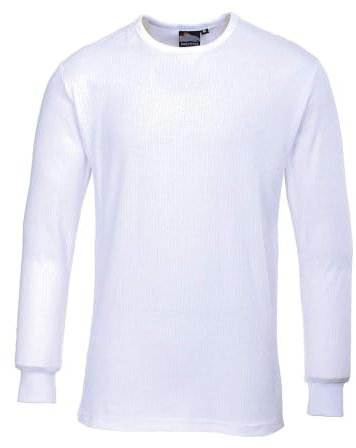 Portwest B123 T-shirt Thermique Isolé à Manches Longues Blanc, XX-Large