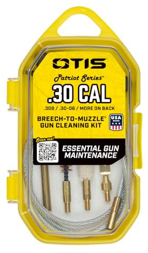 Otis Technology 30 Cal Patriot Series Rifle Kit de Limpieza, Unisex Adulto, Negro, Small