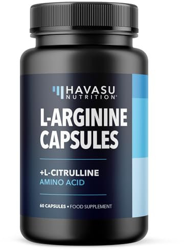 L Arginine Supplement for Men | NO Nitric Oxide Supplements for Men | Workouts & Endurance | L-Arginine L Citrulline Complex with Beet Root Powder for Male Health | 60 Capsules Arginine Supplement