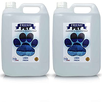 FRESH PET URINE SMELL ODOUR REMOVER 2 x 5L - TRADE Chem (FRESH LINEN)