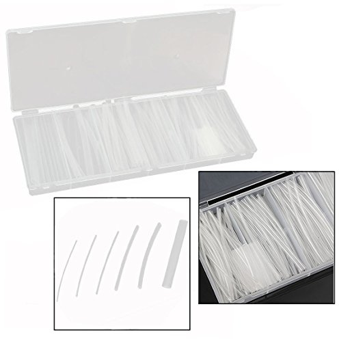 OFKPO 150PCS Trasparente Termorestringenti Tubi Soffice Ignifugo