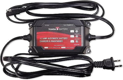 Yuasa YUA1AMPCH 12V 1-Amp Battery Charger 50 State Compliant