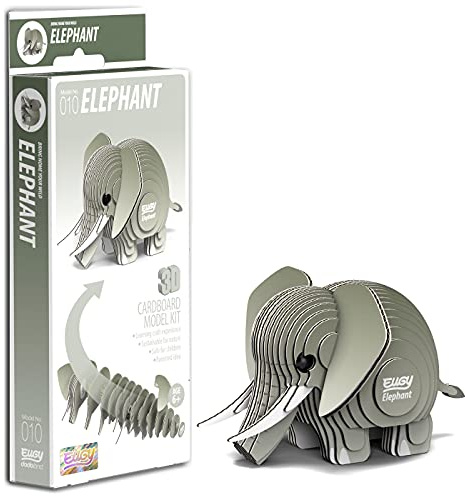 EUGY 3D Elephant Model Craft Kit,