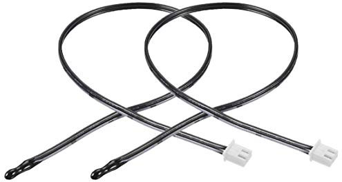 Sourcing map - Sensor de temperatura para aire acondicionado (2 unidades, 15 K, NTC, prueba de temperatura de 15,7 pulgadas)