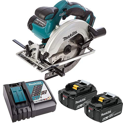 Makita DSS611 18V LXT Li-ion Circular Saw 165mm with 2 x 6Ah Batteries & Charger