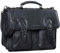 STILORD 'Kronos' Aktentasche Leder Herren Lehrertasche Leder-Tasche Büro Business groß Arbeitstasche Umhängetasche Vintage Echtleder aufsteckbar, Farbe:obsidian schwarz